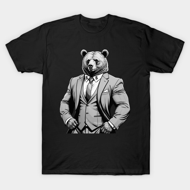 DOLLAR BEAR MONEY LOVER T-Shirt by Craftycarlcreations